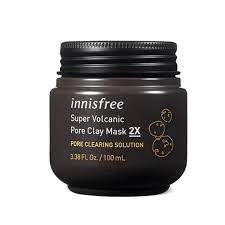  Innisfree Super Volcanic Pore Clay Mask 2X 100ml